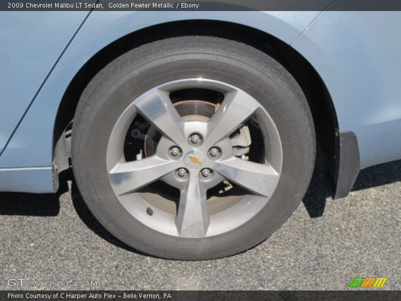 Golden Pewter Metallic / Ebony 2009 Chevrolet Malibu LT Sedan