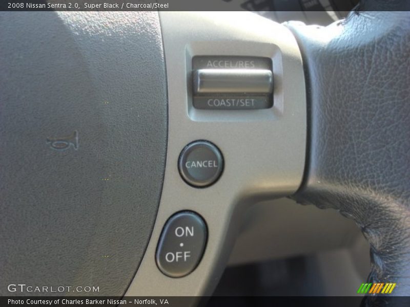 Super Black / Charcoal/Steel 2008 Nissan Sentra 2.0