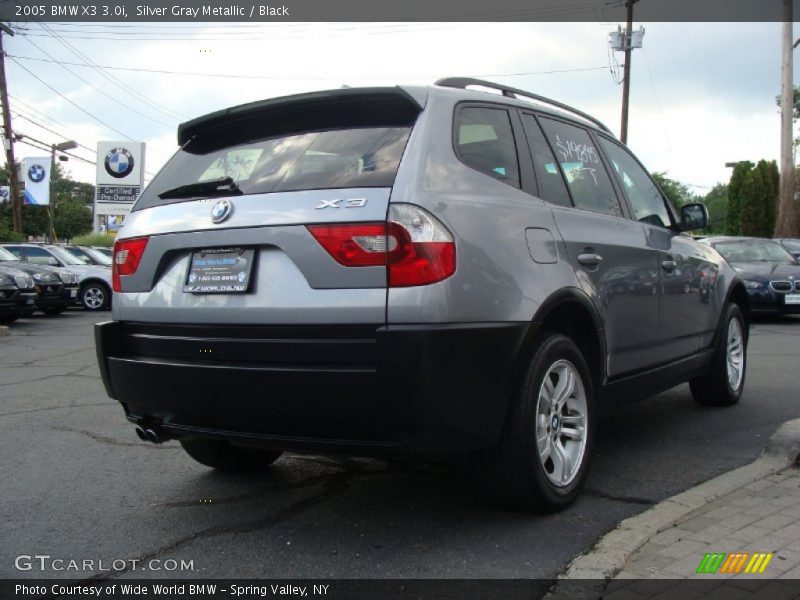 Silver Gray Metallic / Black 2005 BMW X3 3.0i