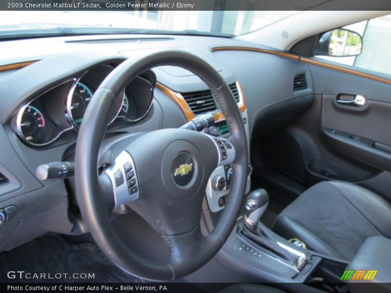 Golden Pewter Metallic / Ebony 2009 Chevrolet Malibu LT Sedan