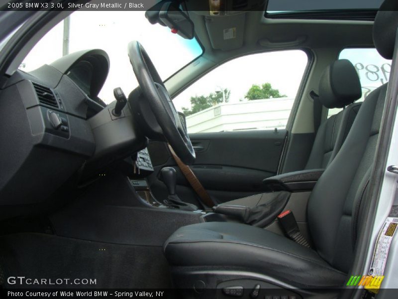 Silver Gray Metallic / Black 2005 BMW X3 3.0i