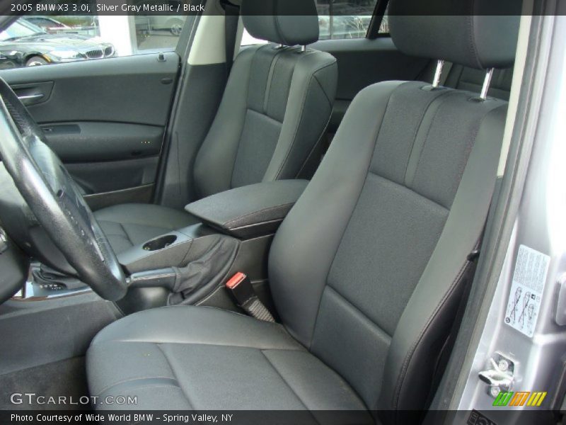 Silver Gray Metallic / Black 2005 BMW X3 3.0i