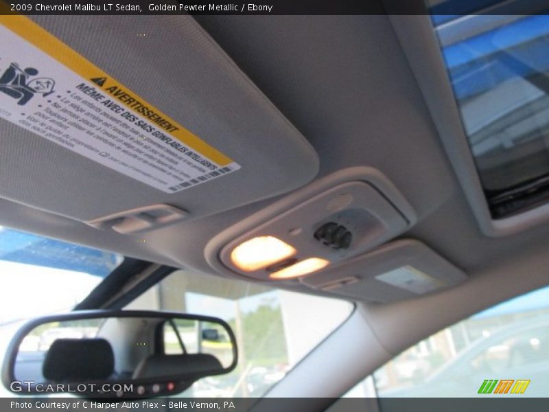 Golden Pewter Metallic / Ebony 2009 Chevrolet Malibu LT Sedan