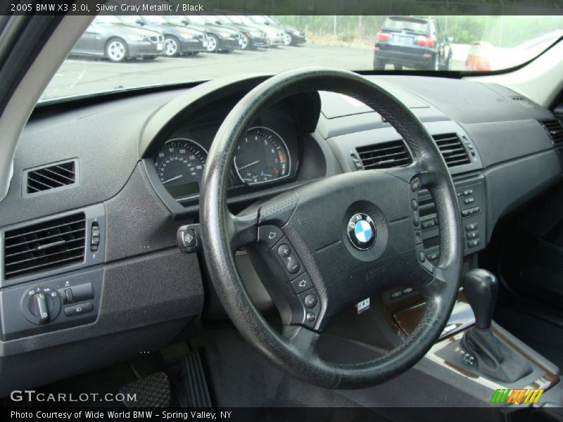 Silver Gray Metallic / Black 2005 BMW X3 3.0i
