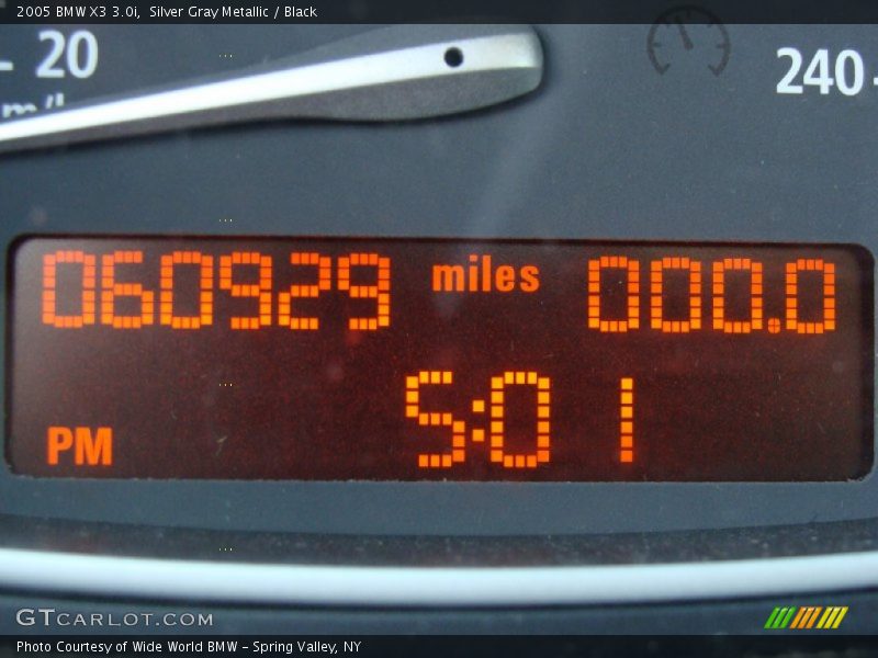 Silver Gray Metallic / Black 2005 BMW X3 3.0i