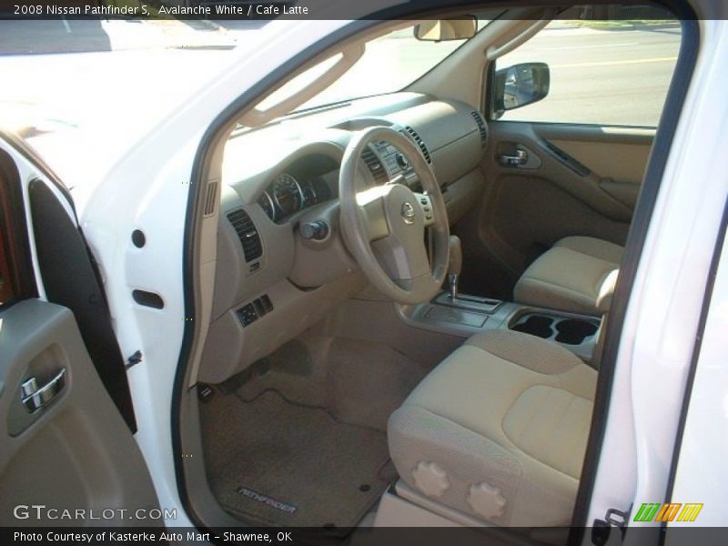 Avalanche White / Cafe Latte 2008 Nissan Pathfinder S