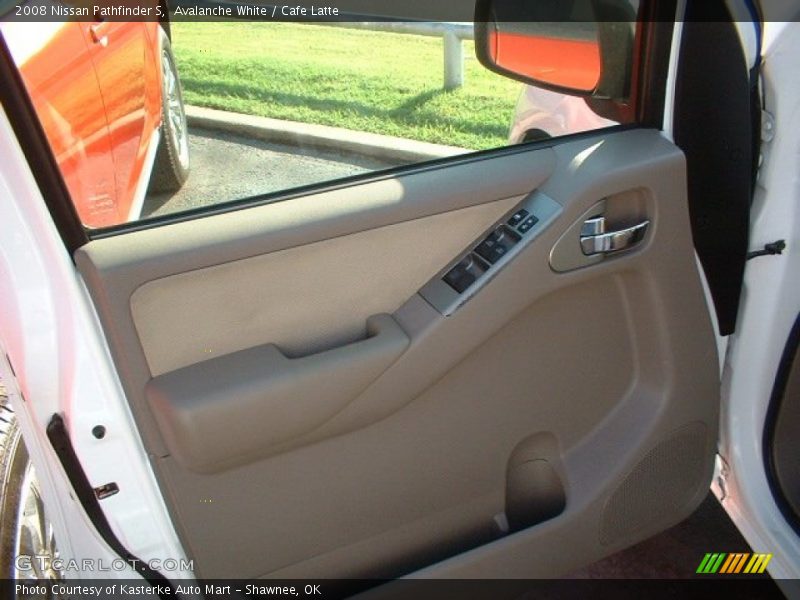 Avalanche White / Cafe Latte 2008 Nissan Pathfinder S
