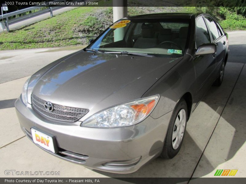 Phantom Gray Pearl / Stone 2003 Toyota Camry LE