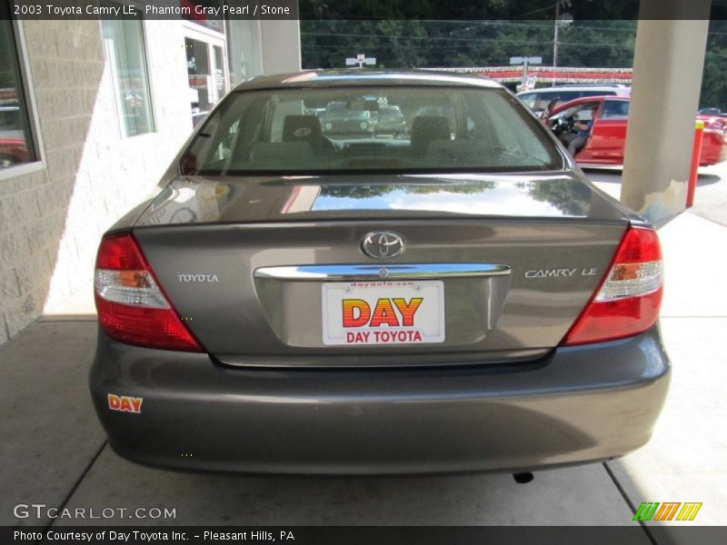 Phantom Gray Pearl / Stone 2003 Toyota Camry LE