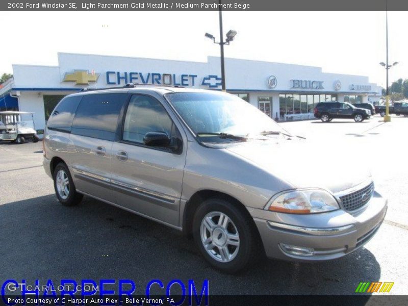 Light Parchment Gold Metallic / Medium Parchment Beige 2002 Ford Windstar SE
