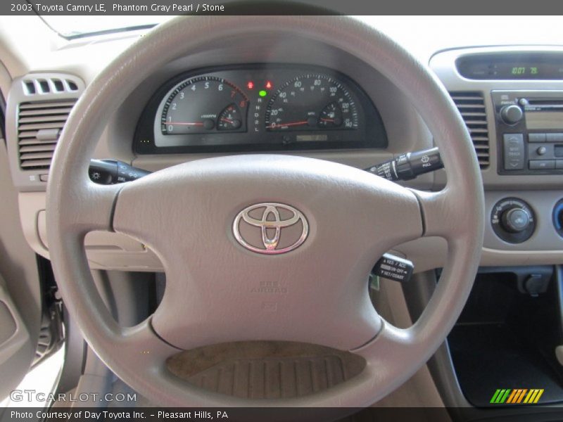 Phantom Gray Pearl / Stone 2003 Toyota Camry LE
