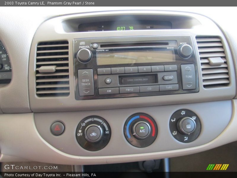 Phantom Gray Pearl / Stone 2003 Toyota Camry LE