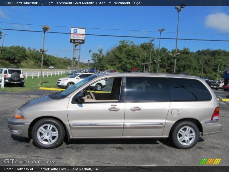 Light Parchment Gold Metallic / Medium Parchment Beige 2002 Ford Windstar SE