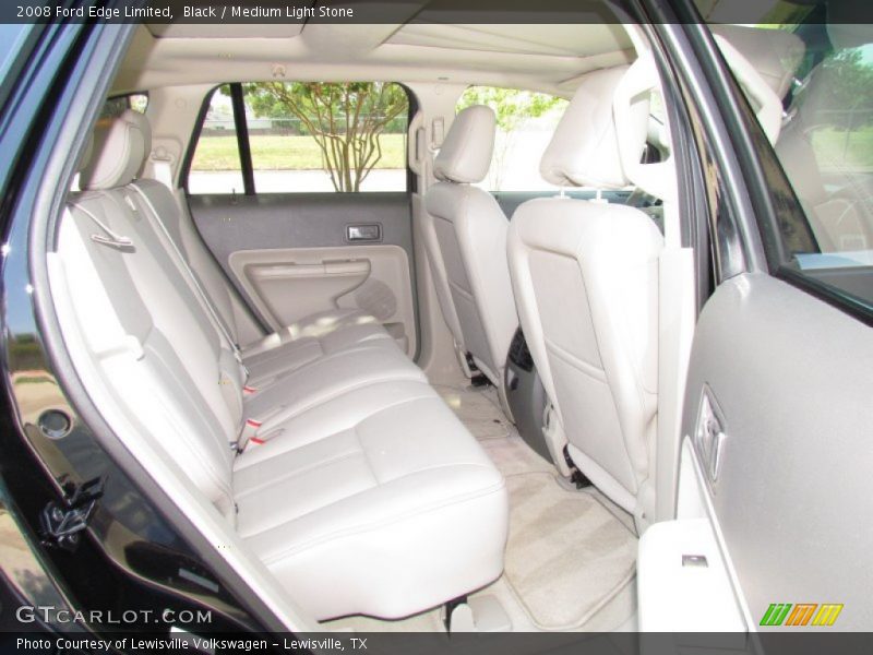 Black / Medium Light Stone 2008 Ford Edge Limited