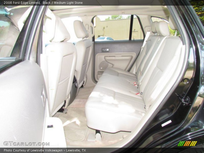 Black / Medium Light Stone 2008 Ford Edge Limited