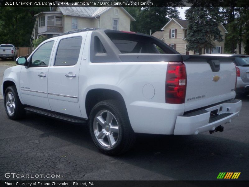 Summit White / Dark Titanium/Light Titanium 2011 Chevrolet Avalanche LTZ 4x4