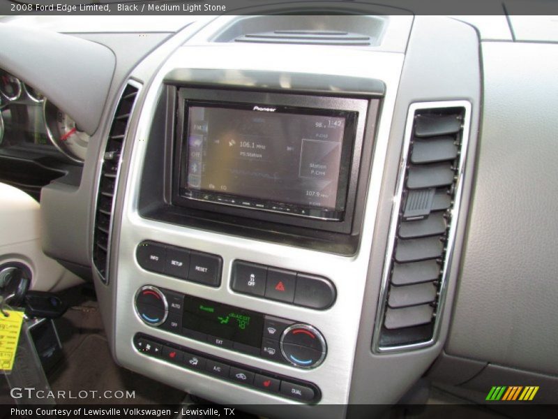 Black / Medium Light Stone 2008 Ford Edge Limited