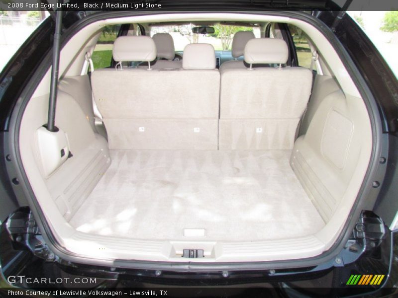 Black / Medium Light Stone 2008 Ford Edge Limited