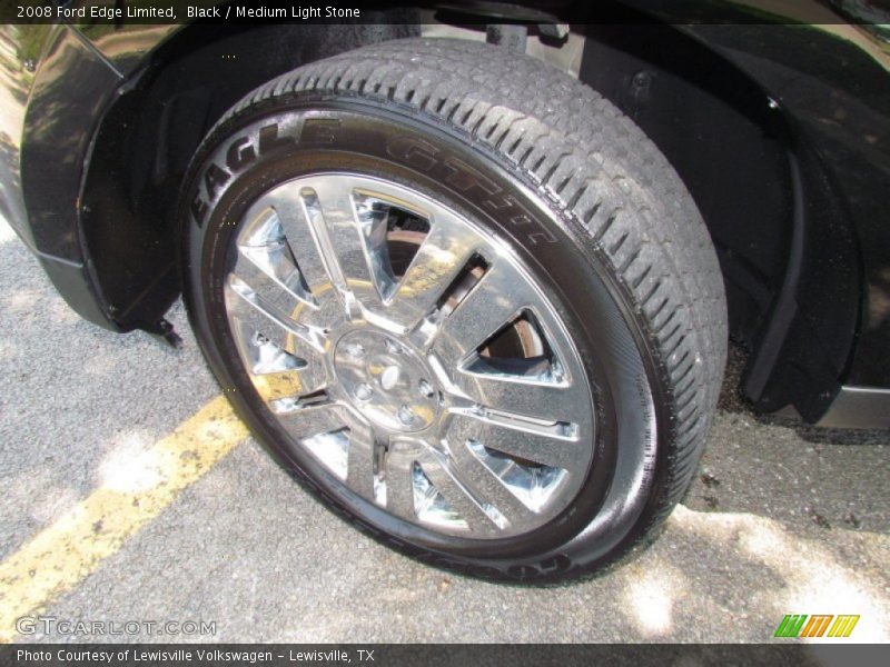 Black / Medium Light Stone 2008 Ford Edge Limited
