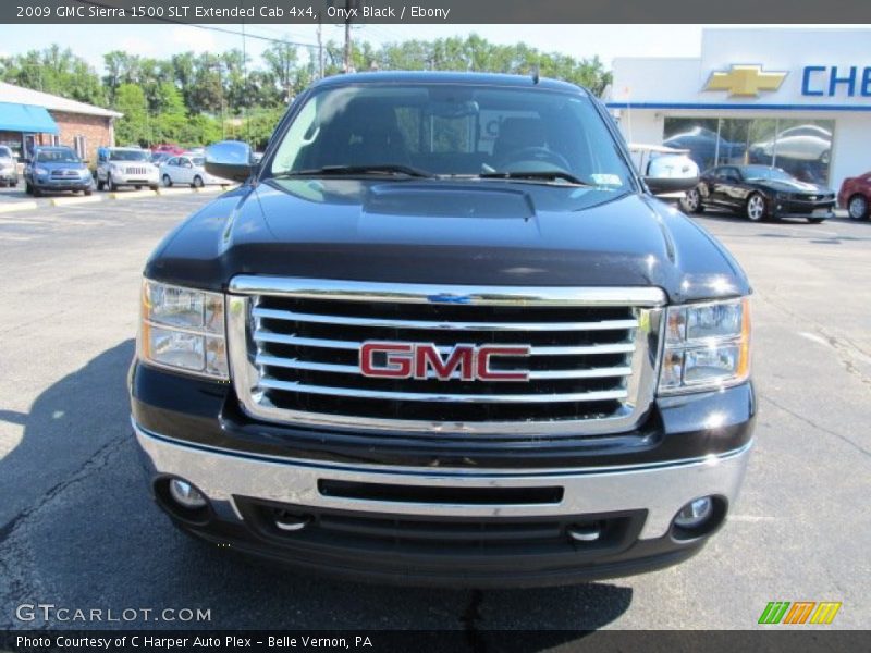 Onyx Black / Ebony 2009 GMC Sierra 1500 SLT Extended Cab 4x4