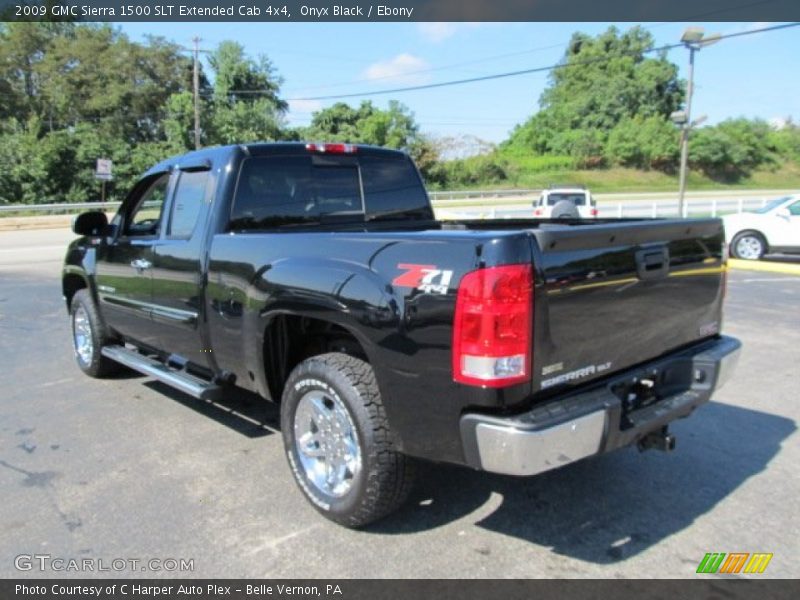 Onyx Black / Ebony 2009 GMC Sierra 1500 SLT Extended Cab 4x4