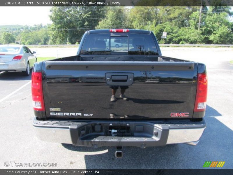 Onyx Black / Ebony 2009 GMC Sierra 1500 SLT Extended Cab 4x4