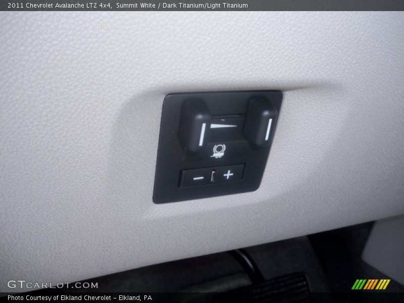 Summit White / Dark Titanium/Light Titanium 2011 Chevrolet Avalanche LTZ 4x4
