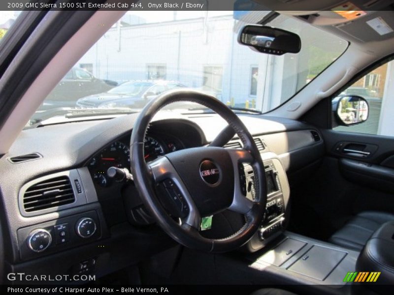 Onyx Black / Ebony 2009 GMC Sierra 1500 SLT Extended Cab 4x4