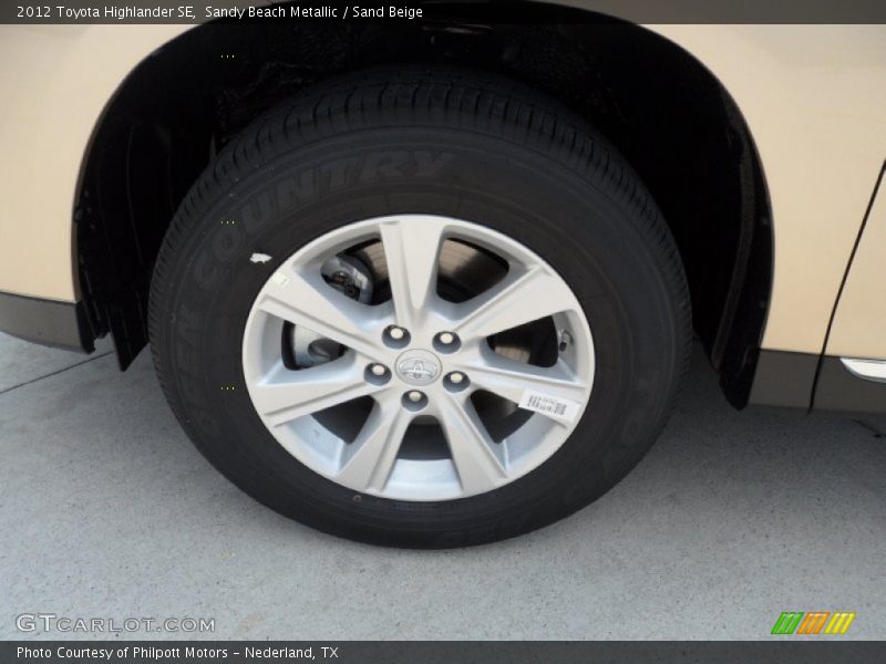  2012 Highlander SE Wheel