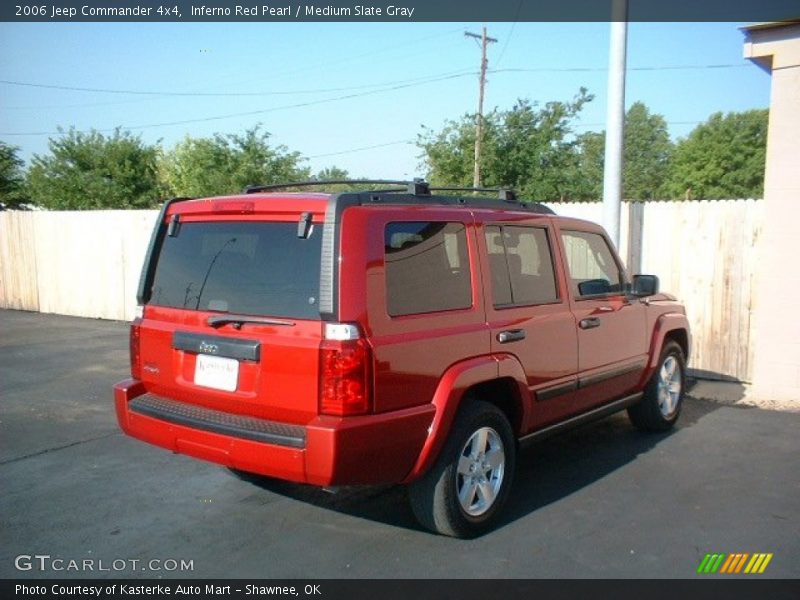Inferno Red Pearl / Medium Slate Gray 2006 Jeep Commander 4x4