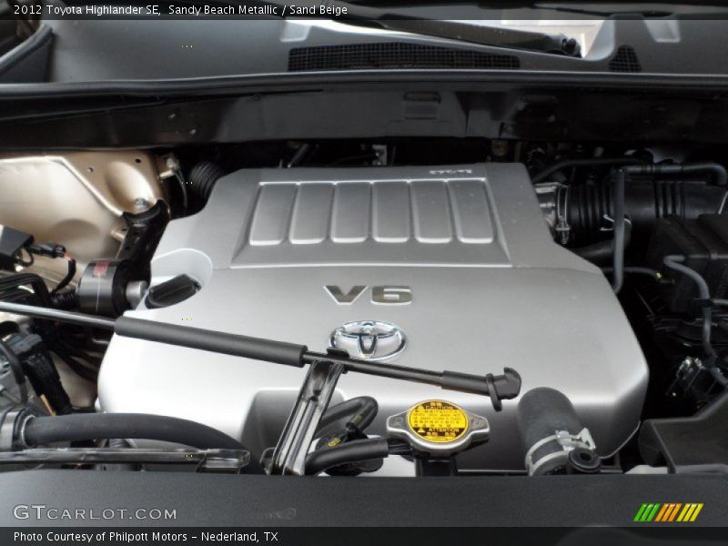  2012 Highlander SE Engine - 3.5 Liter DOHC 24-Valve Dual VVT-i V6