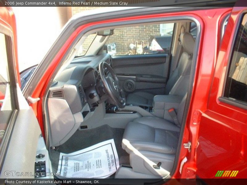 Inferno Red Pearl / Medium Slate Gray 2006 Jeep Commander 4x4
