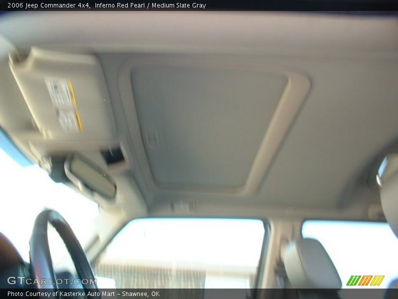 Inferno Red Pearl / Medium Slate Gray 2006 Jeep Commander 4x4