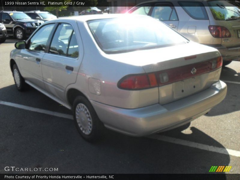 Platinum Gold / Gray 1999 Nissan Sentra XE