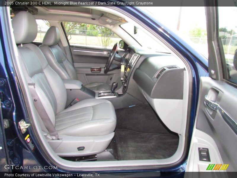 Midnight Blue Pearlcoat / Dark Slate Gray/Light Graystone 2005 Chrysler 300 C HEMI