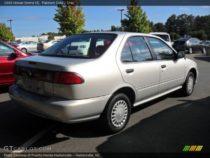 Platinum Gold / Gray 1999 Nissan Sentra XE