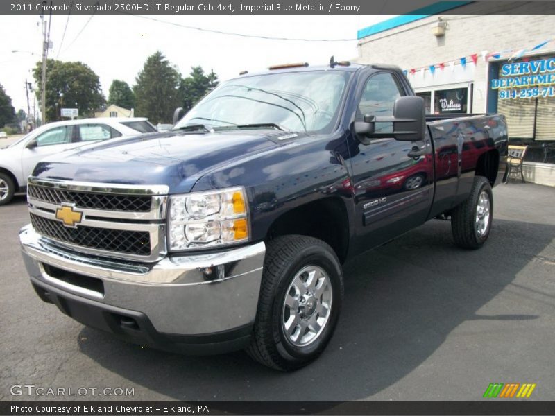 Imperial Blue Metallic / Ebony 2011 Chevrolet Silverado 2500HD LT Regular Cab 4x4
