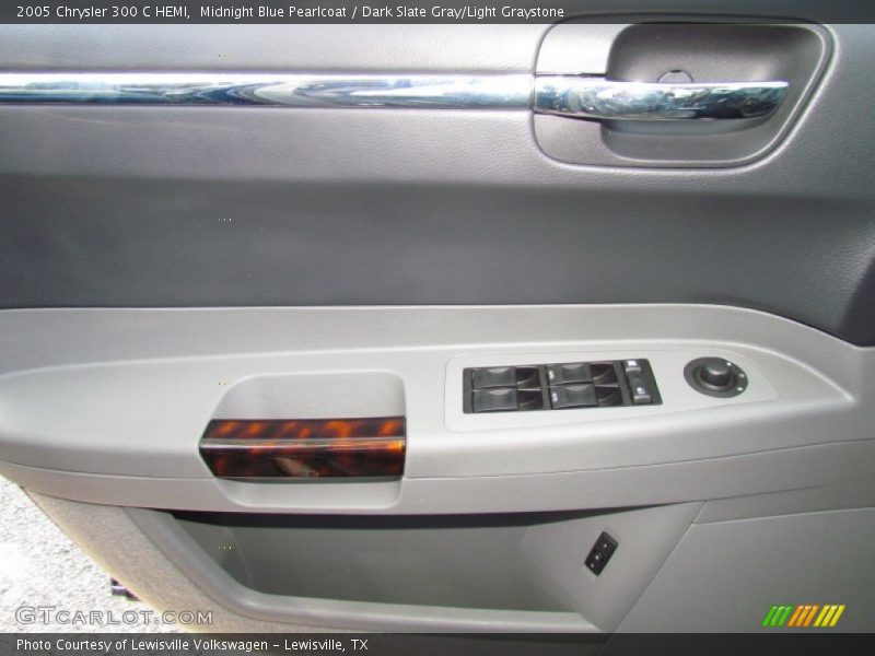 Midnight Blue Pearlcoat / Dark Slate Gray/Light Graystone 2005 Chrysler 300 C HEMI