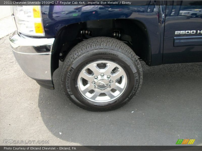 Imperial Blue Metallic / Ebony 2011 Chevrolet Silverado 2500HD LT Regular Cab 4x4