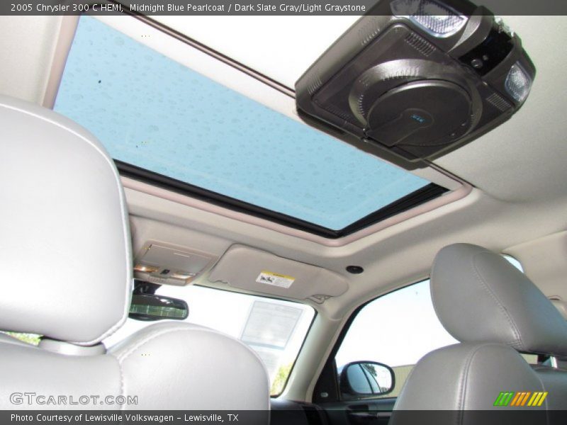 Midnight Blue Pearlcoat / Dark Slate Gray/Light Graystone 2005 Chrysler 300 C HEMI