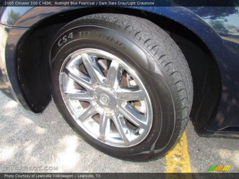 Midnight Blue Pearlcoat / Dark Slate Gray/Light Graystone 2005 Chrysler 300 C HEMI