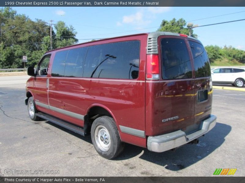  1999 Express 2500 LS Passenger Van Dark Carmine Red Metallic