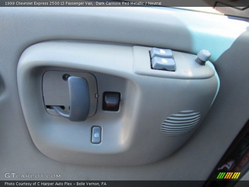 Dark Carmine Red Metallic / Neutral 1999 Chevrolet Express 2500 LS Passenger Van