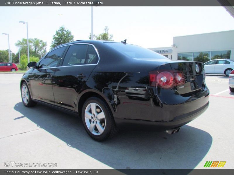 Black / Anthracite Black 2008 Volkswagen Jetta SE Sedan