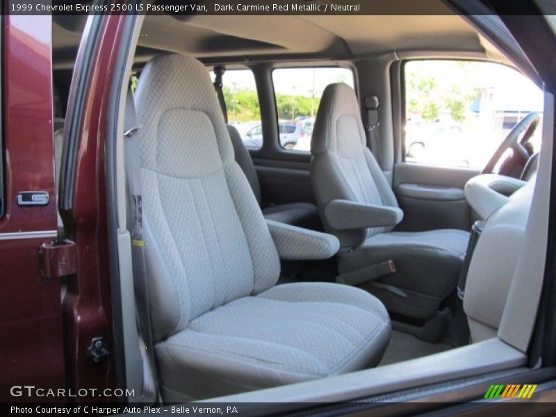Dark Carmine Red Metallic / Neutral 1999 Chevrolet Express 2500 LS Passenger Van