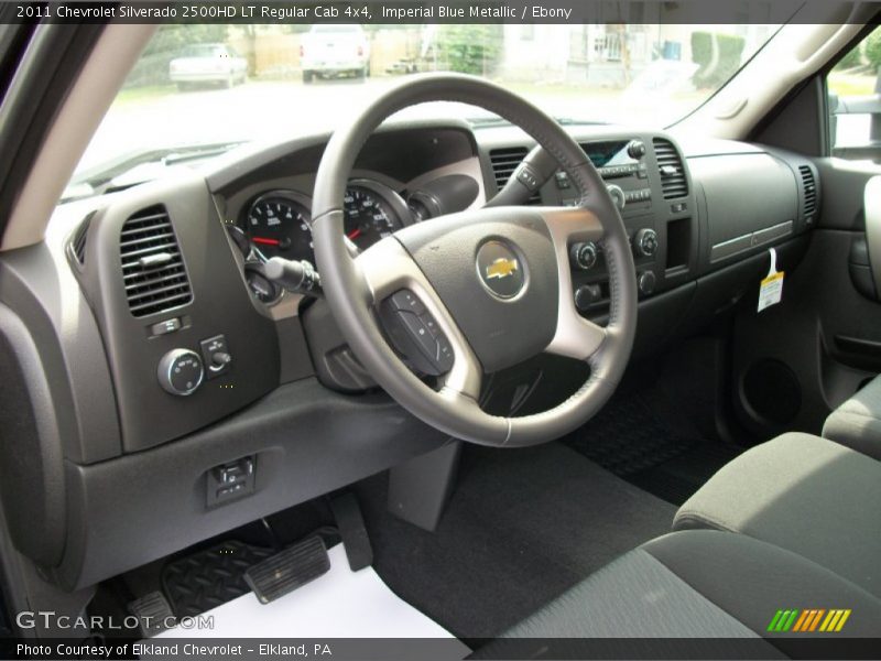 Imperial Blue Metallic / Ebony 2011 Chevrolet Silverado 2500HD LT Regular Cab 4x4