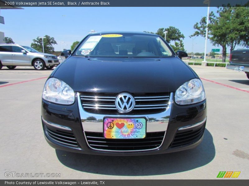 Black / Anthracite Black 2008 Volkswagen Jetta SE Sedan