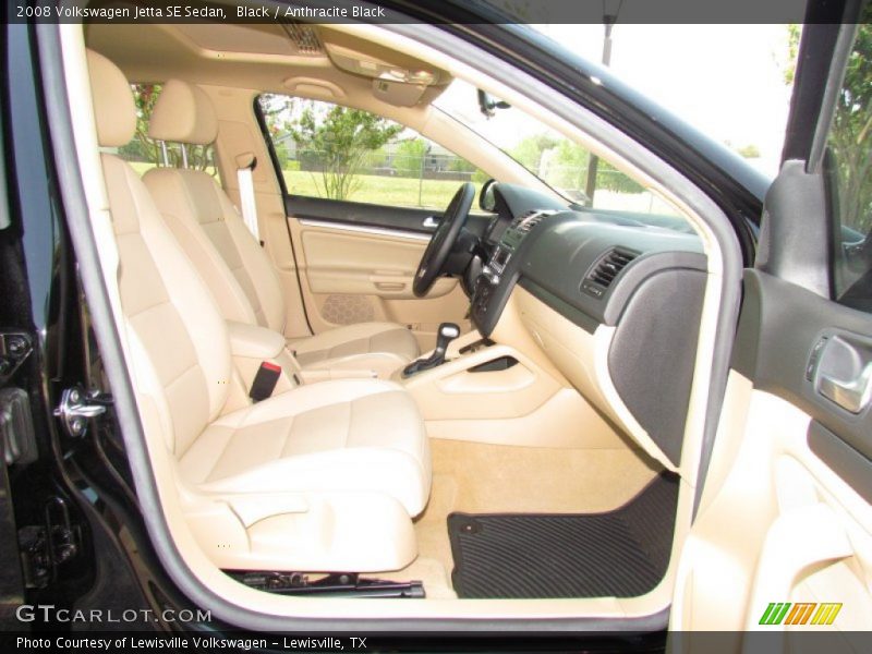 Black / Anthracite Black 2008 Volkswagen Jetta SE Sedan