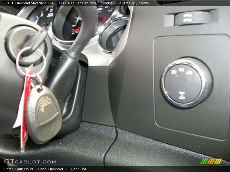 Imperial Blue Metallic / Ebony 2011 Chevrolet Silverado 2500HD LT Regular Cab 4x4