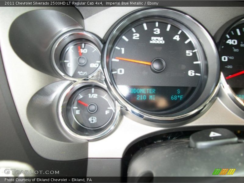 Imperial Blue Metallic / Ebony 2011 Chevrolet Silverado 2500HD LT Regular Cab 4x4